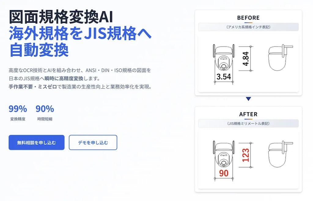海外図面をJIS規格に数分で変換、TIGYが製造業向けAIアプリを提供開始