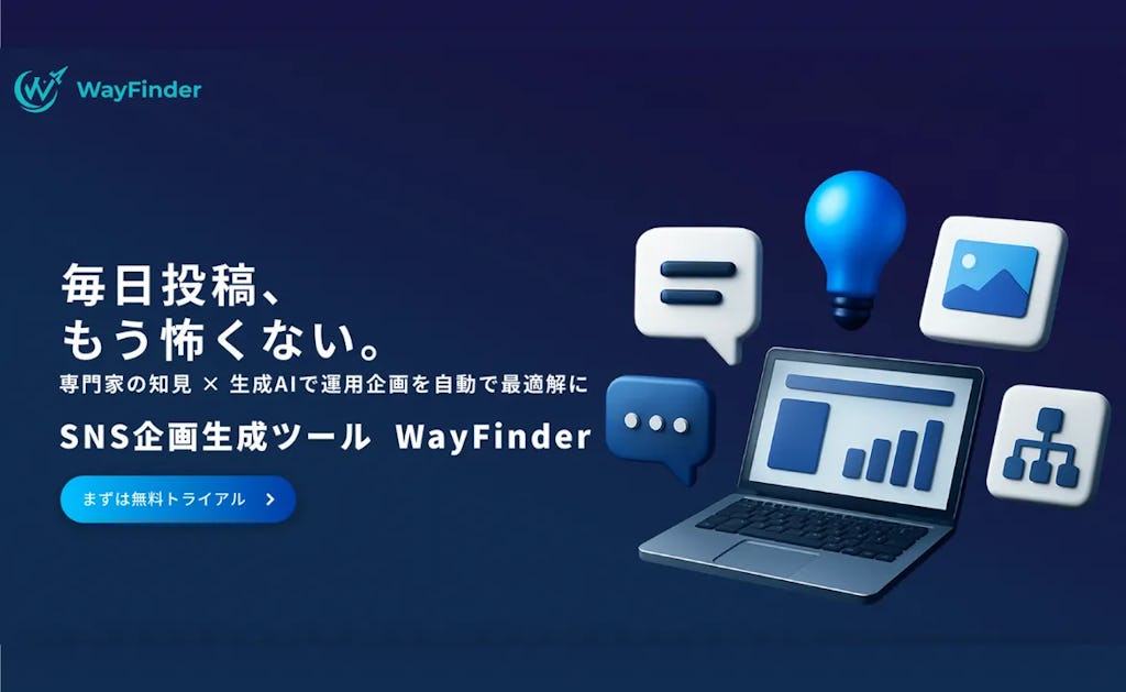 SNS企画をAIが丸ごと自動化、Tristella「WayFinder」提供開始