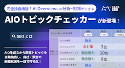 ミエルカSEO、AI検索の網羅度を可視化する新機能「AIOトピックチェッカー」搭載