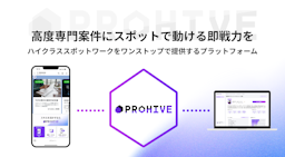 即戦力×専門性で人材課題に挑む、ハイクラス人材紹介「PROHIVE」始動