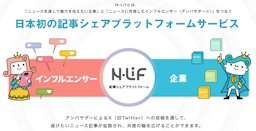 プレスリリースをインフルエンサーが拡散、新広報プラットフォーム「N-Lif」が登場