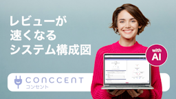 AIが構成図を自動生成する「CONCCENT」登場、開発レビューの非効率を解消へ