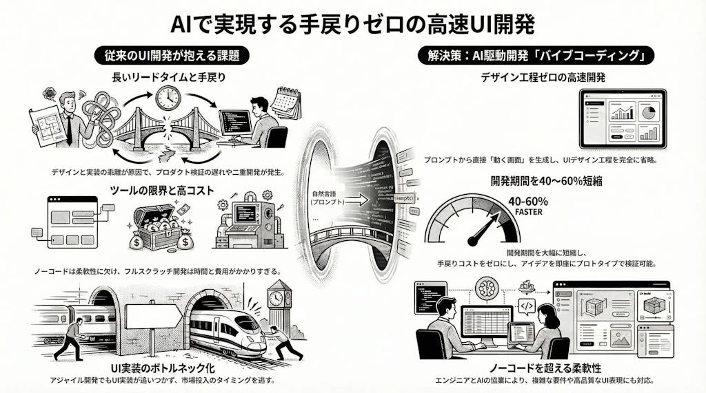プロンプトから直接コード生成。Ragateがデザイン不要のUI/UX開発支援サービスを開始