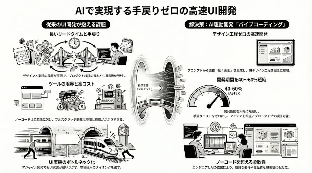 プロンプトから直接コード生成。Ragateがデザイン不要のUI/UX開発支援サービスを開始