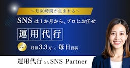 中小企業のSNS運用を支援、月3万円・契約縛りなしの「SNS Partner」開始