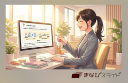 研修資料は「作る」から「買う」時代へ。編集可能な完パケスライド『まなびスライド』提供開始