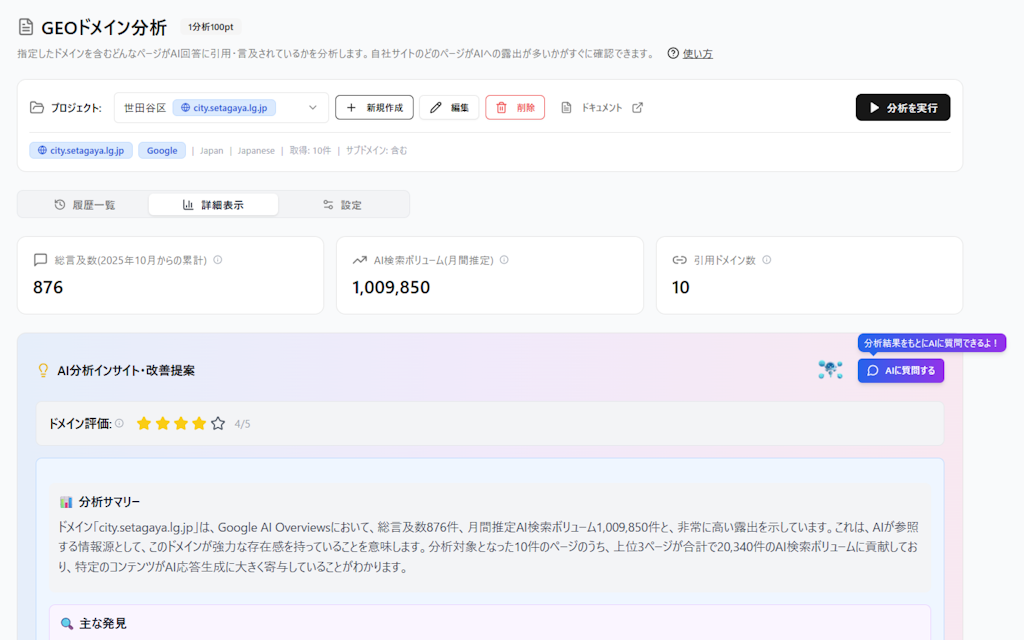 AI検索での引用状況を可視化。統合分析ツール「LinkSurge」が4つの新機能を提供開始
