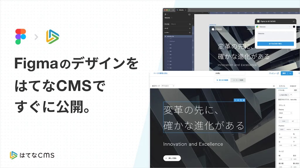 Figmaのデザインがサイトに、はてなCMSがAIで自動実装