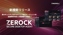 情報漏洩リスクを最小化、TIMEWELLのデスクトップAIが資料作成と日程調整を代行