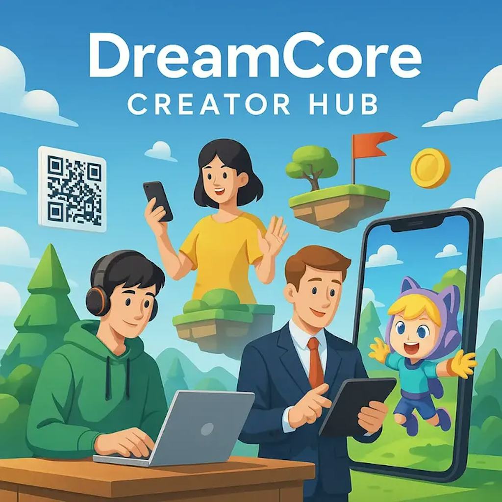 企業・自治体向け!オリジナルミニゲームで集客「DreamCore Creator Hub」提供開始