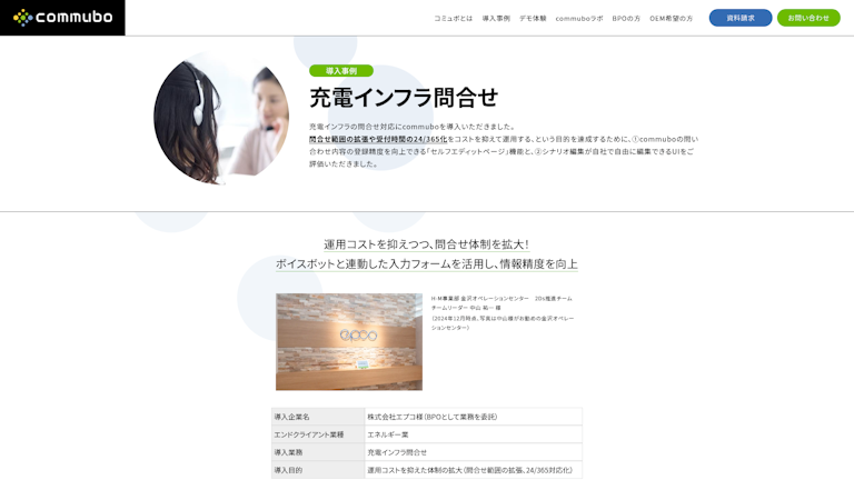 充電インフラ問合せ