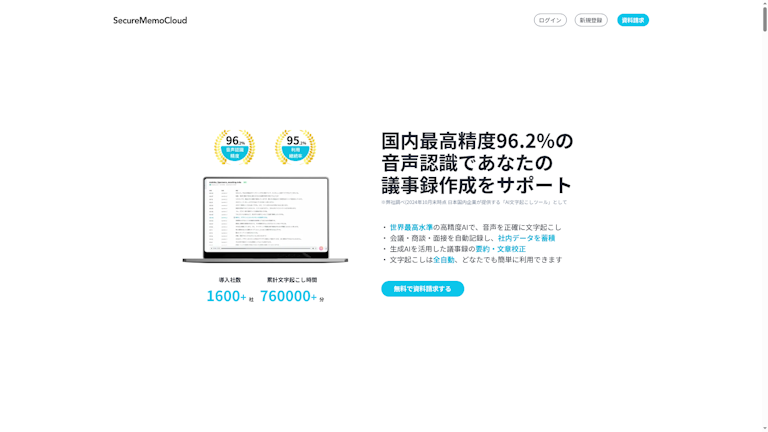 SecureMemoCloudのスクリーンショット