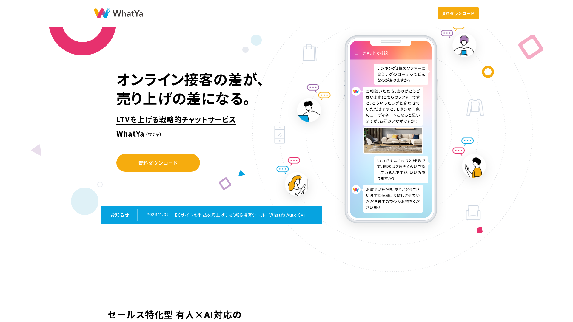 WhatYaのスクリーンショット