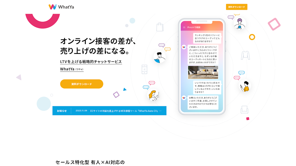 WhatYaのスクリーンショット