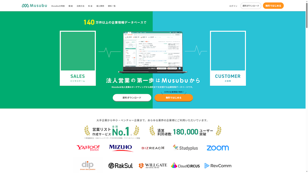Musubuのスクリーンショット