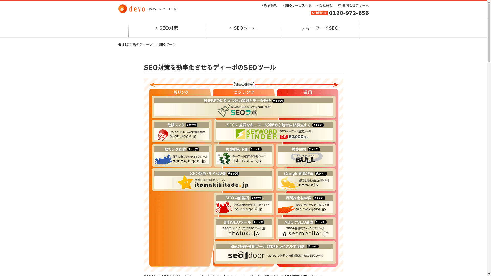 キーワードファインダーのスクリーンショット