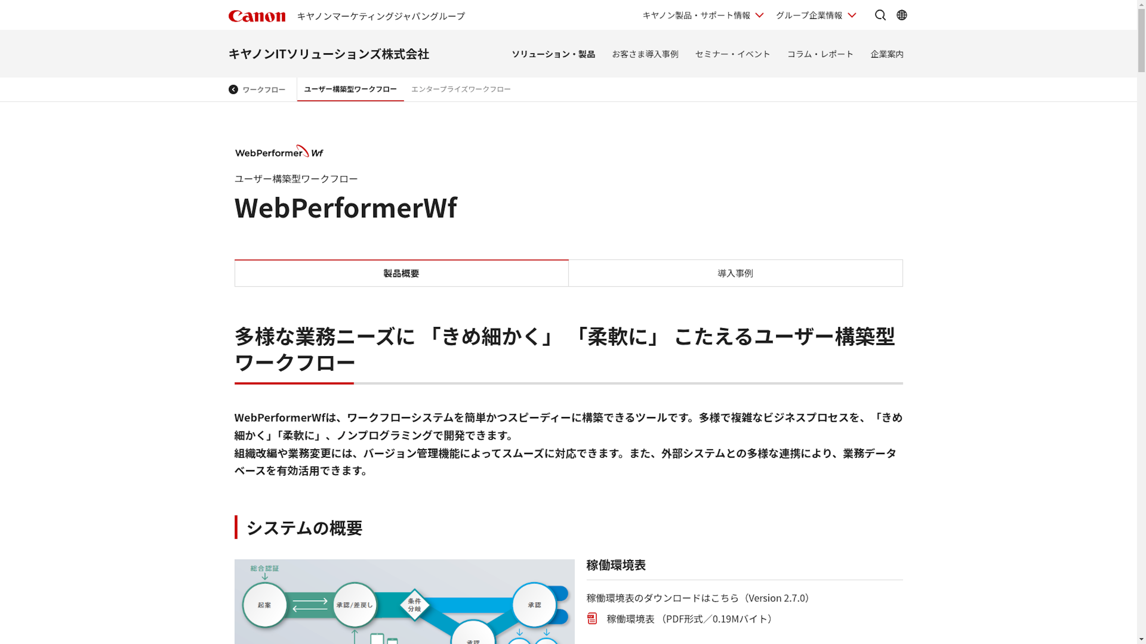 WebPerformerWfのスクリーンショット