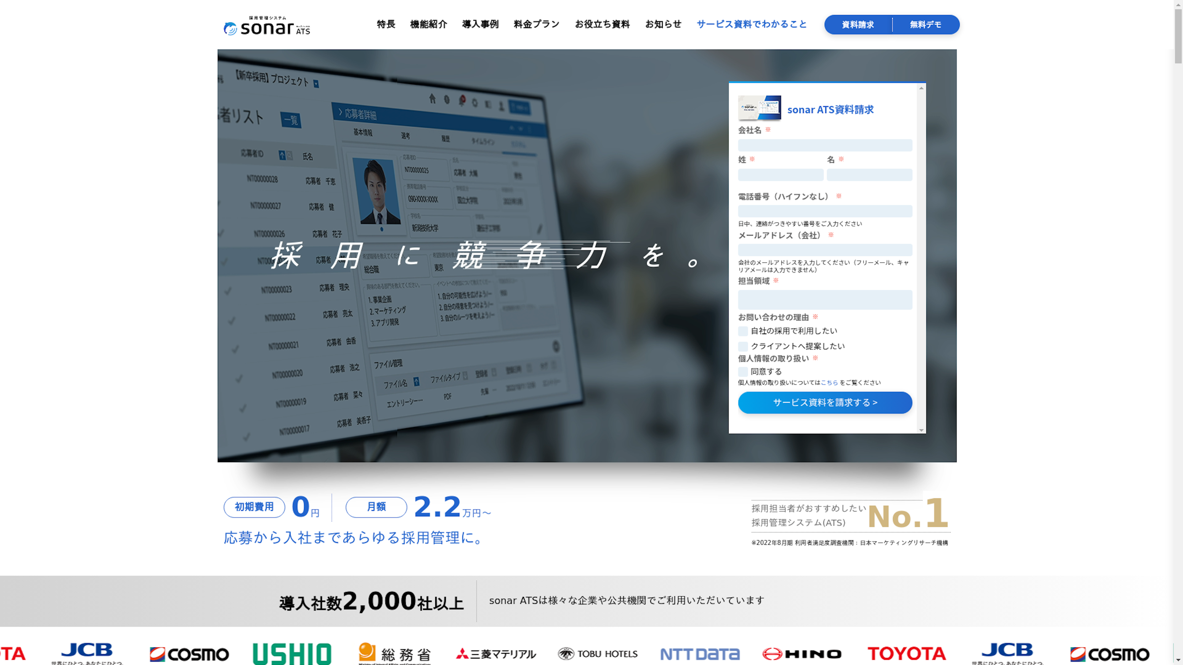 sonar ATSのスクリーンショット