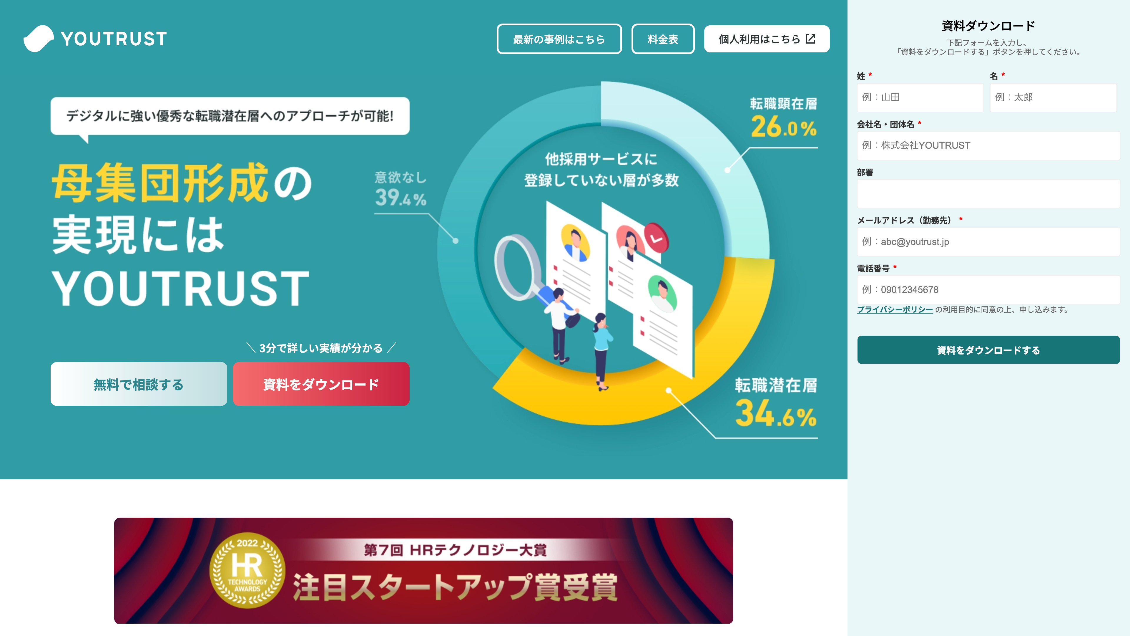 YOUTRUSTのスクリーンショット
